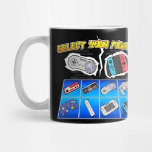 Select your Fighter - Controllers w/o Screen Mug